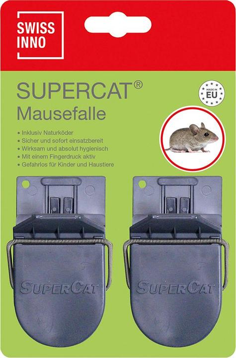 Produktbild Magni Mausefalle SuperCat 2er Set inkl. Köder Display, Inhalt 40 Stück Swissinno Solution