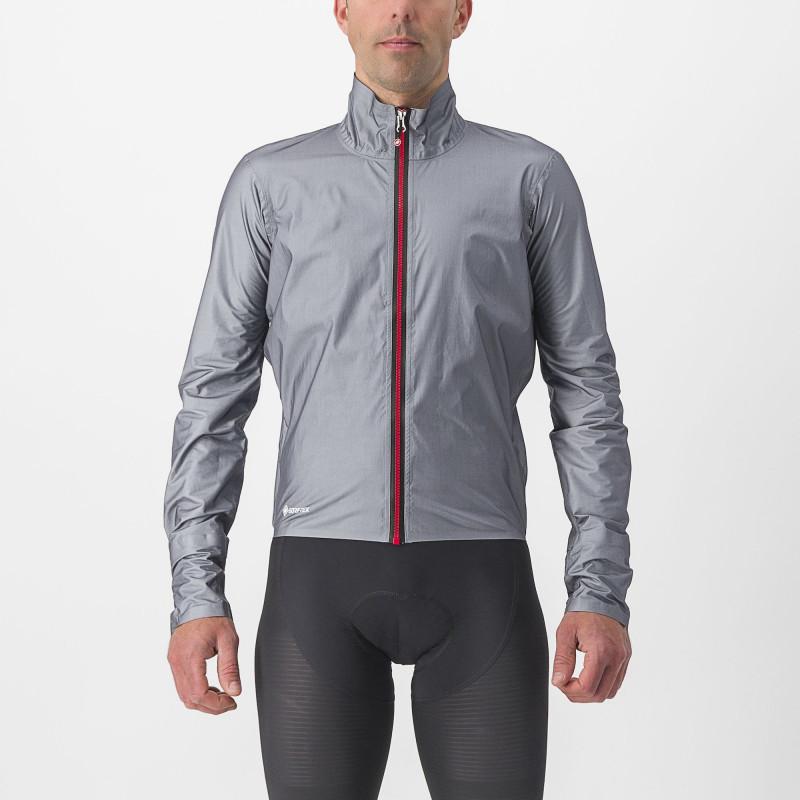 Castelli, Herren, Velojacke, Tempesta Lite Jacket (S), Grau, S