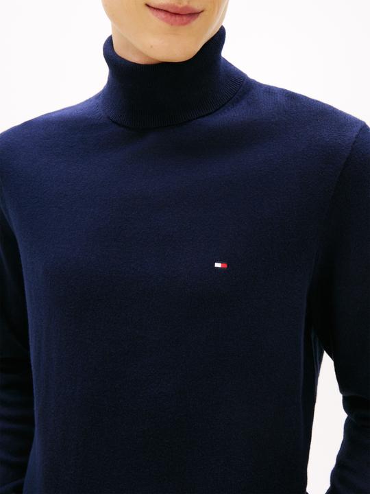 Actual product image Tommy Hilfiger Pima CTN Cashmere Pullover Roll Neck Desert S (M)
