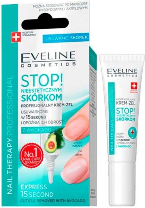 Eveline Nail Therapy Zachte En Gezonde Nagelriemen Glijden In 12Ml Scorek Verwijdering (12 ml)