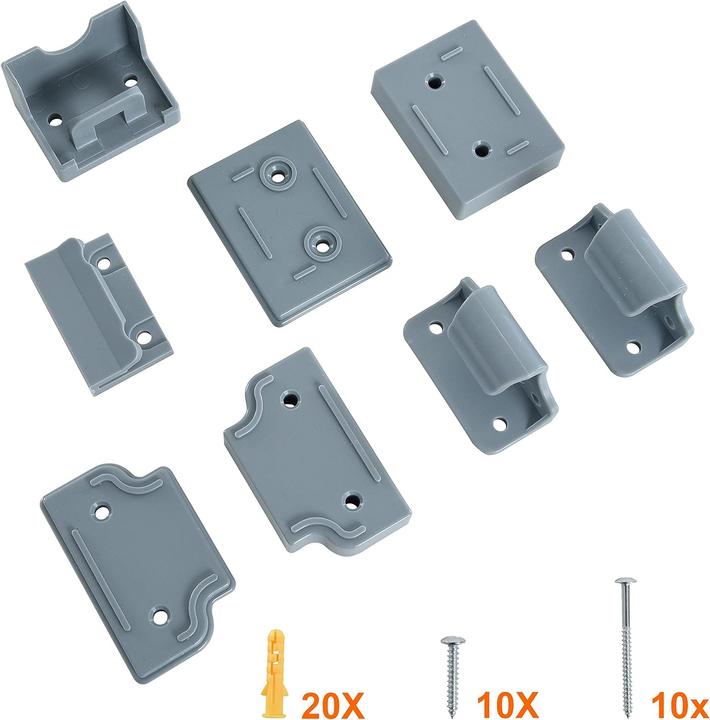 Produktbild Estexo Absperrgitter,grau