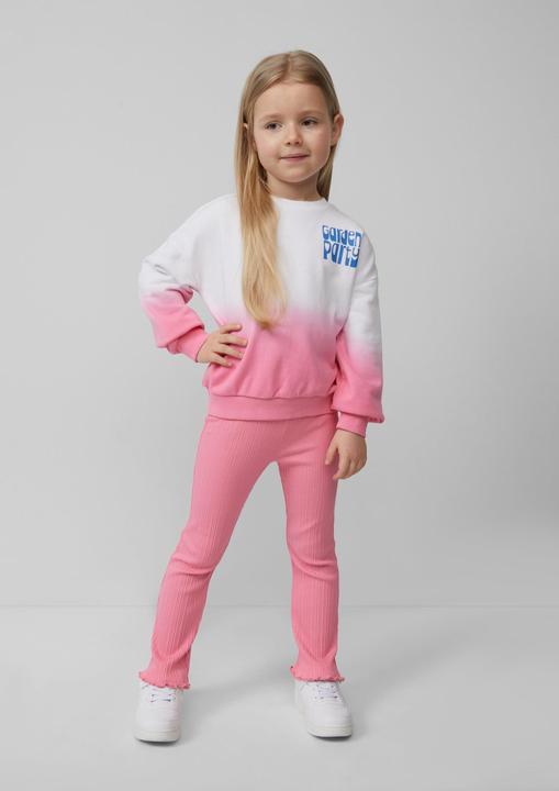 Actual product image S.Oliver Sweatshirt Oversized Sweatshirt mit Print und Farbverlauf (116, 122)