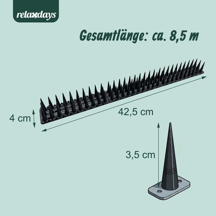 Produktbild Relaxdays 20x Vogelabwehr-Spikes