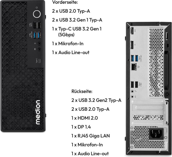 Produktbild Medion Mini PC Picoworx T80 III Ultra 7 256V 16GB/1TB SSD Win11 (1000 GB, 16 GB)