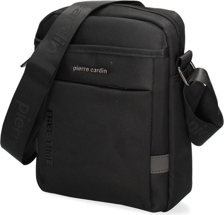 Actual product image Pierre Cardin Herren Umhängetasche - Modell False - Pu Vegan Leder - 18.0 X 25.0 X 6.0 Cm