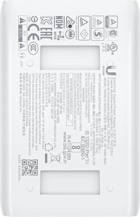 Image du produit Ubiquiti U-POE-AT (802,3at (PoE+), 30 W)