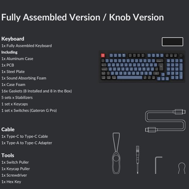 Actual product image Keychron Q5 Knob Version (CH, Cable)