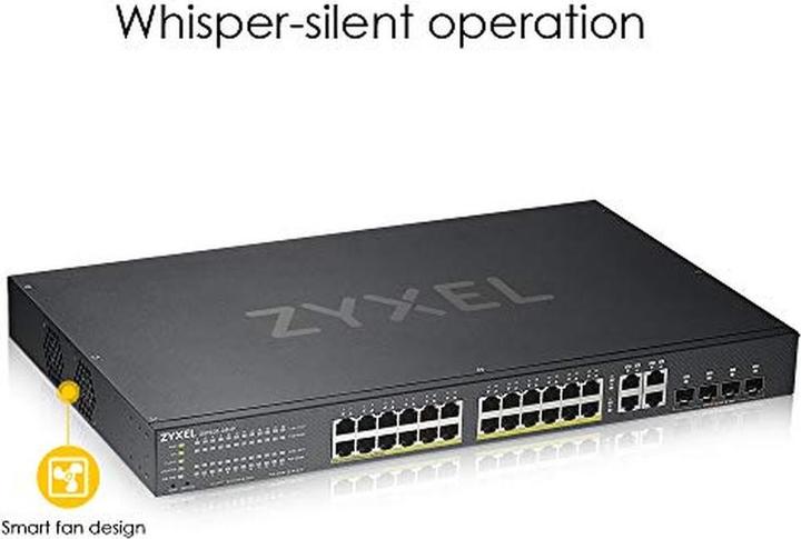 Actual product image Zyxel Nebula GS1920-24HPv2 (24 Ports)