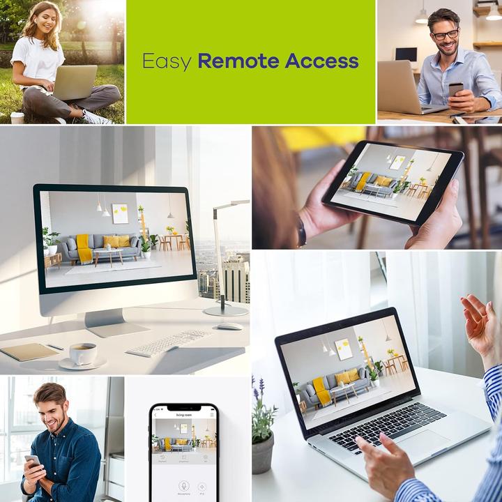 Produktbild Sannce WLAN Überwachungskamera-Set mit Audioaufnahme