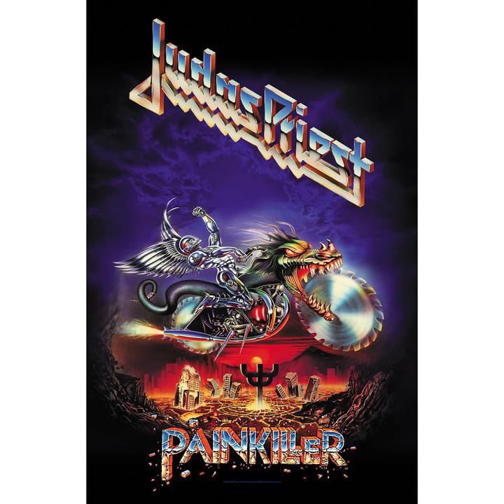 Judas Priest Poster Painkiller fabric