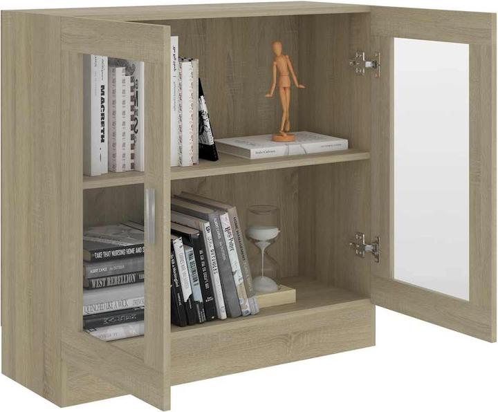 Produktbild vidaXL Vitrinenschrank (82.50 x 30.50 x 80 cm)