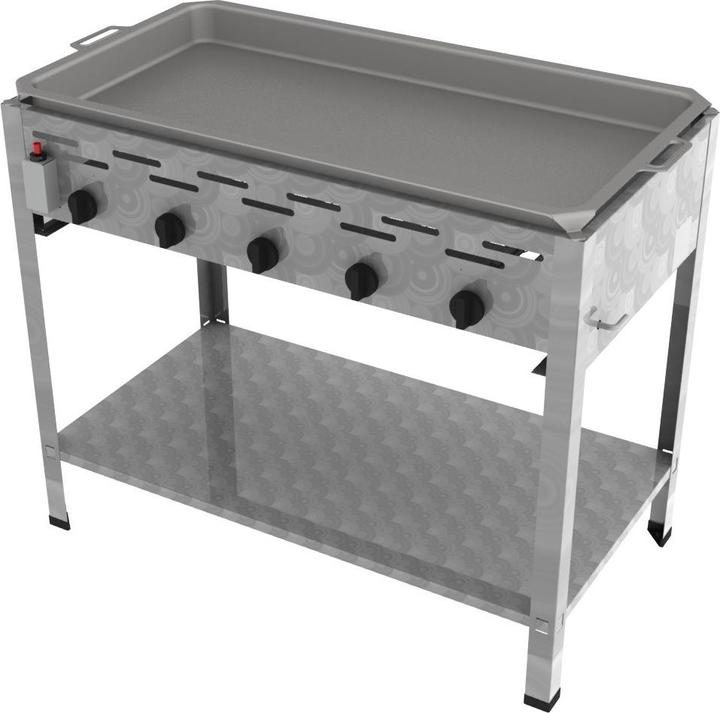 ChattenGlut Gasbräter 5-flammig mit Edelstahlpfanne (18 kW)