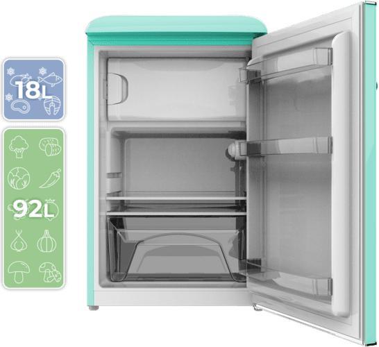 Produktbild Cecotec Frigorfico Bolero Cool- Market TT Origin 110 Green E (110 l)