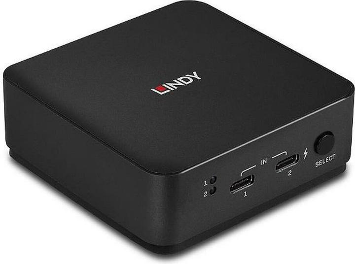 Lindy Interruttore KVM a 2 porte di tipo C, doppio HDMI 4K60