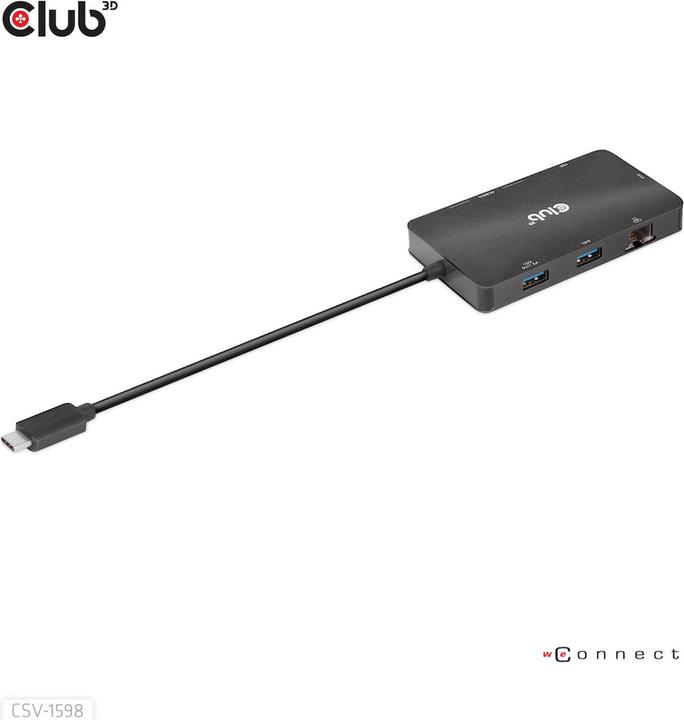 Produktbild Club 3D CSV-1598 (USB-C, 7 Ports)