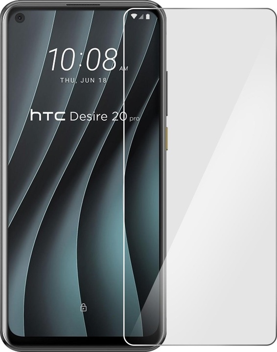 Produktbild Avizar Kristallklare Folie, Glas-Displayschutz (1 Stück, HTC Desire 20 Pro)