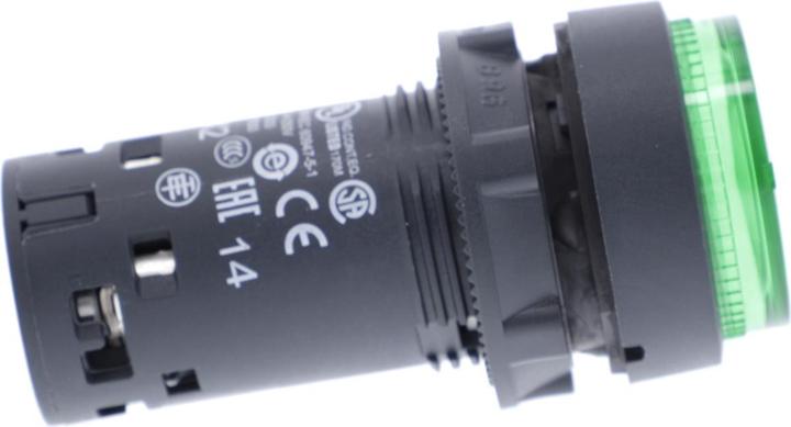 Produktbild Schneider Electric 22mm Push button LED NO Green