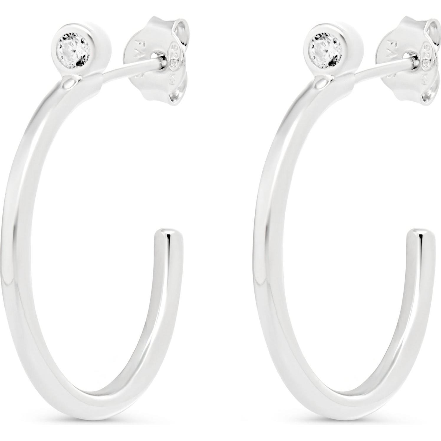 Favs, Ohrringe, Creolen, (925er Silber)