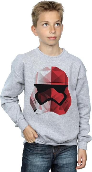 Produktbild Star Wars The Last Jedi Stormtrooper Red Cubist Helmet Sweatshirt Jungen (152, 158)