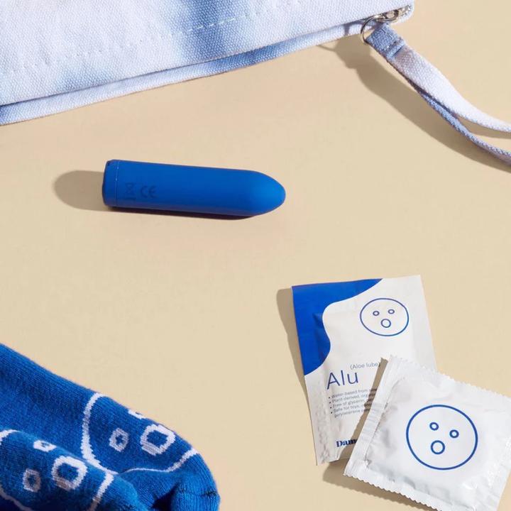 Actual product image Dame Products Zee Bullet Vibrator Periwinkle