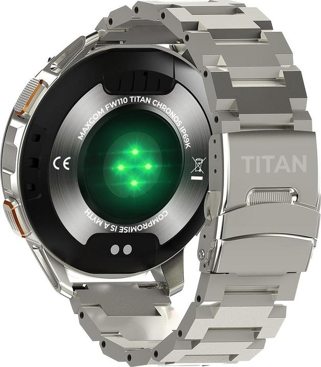 Actual product image Maxcom Smartwatch FW110 Titan Chronos silver (4G)