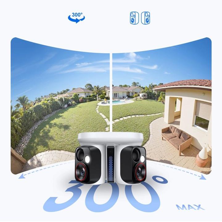 Produktbild Baseus Security X1 Pro Outdoor Dual Camera 3K White