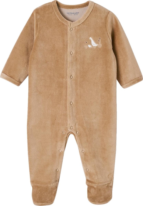 Produktbild Vertbaudet 2er-Pack Baby Samtstrampler mit Bio-Baumwolle (80)