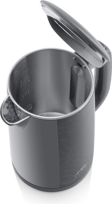 Actual product image ETA Kettle | 859590020 EDITA | Electric | 2200 W | 1.5 L | Stainless steel | 360° rotational base | Gray (1.50 l)