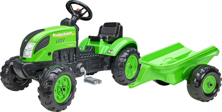 Produktbild Falk Toys Traktor Garden Master Grun Mit Anhanger 2/6