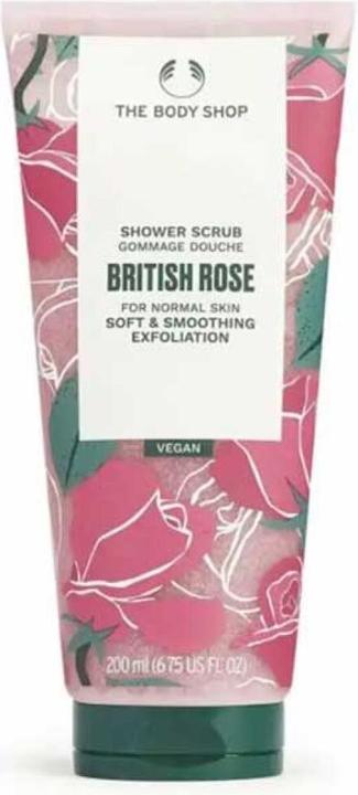 Produktbild The Body Shop British Rose Shower Scrub (200 ml)