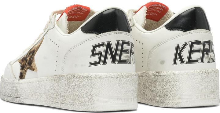 Produktbild Golden Goose sneakers ball star 2 in white leather with ponyskin star (37)