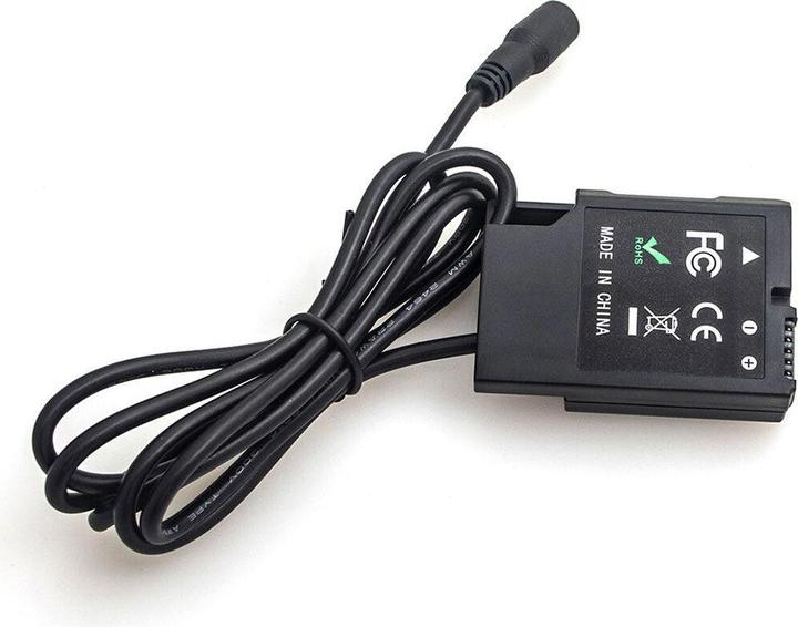 Immagine prodotto Caruba Batteria fittizia Nikon EN EL14 a decodifica completa (cavo dritto) (Batteria della fotocamera)