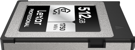 Actual product image Lexar Pro Silver Series (512 GB, CFexpress type B)