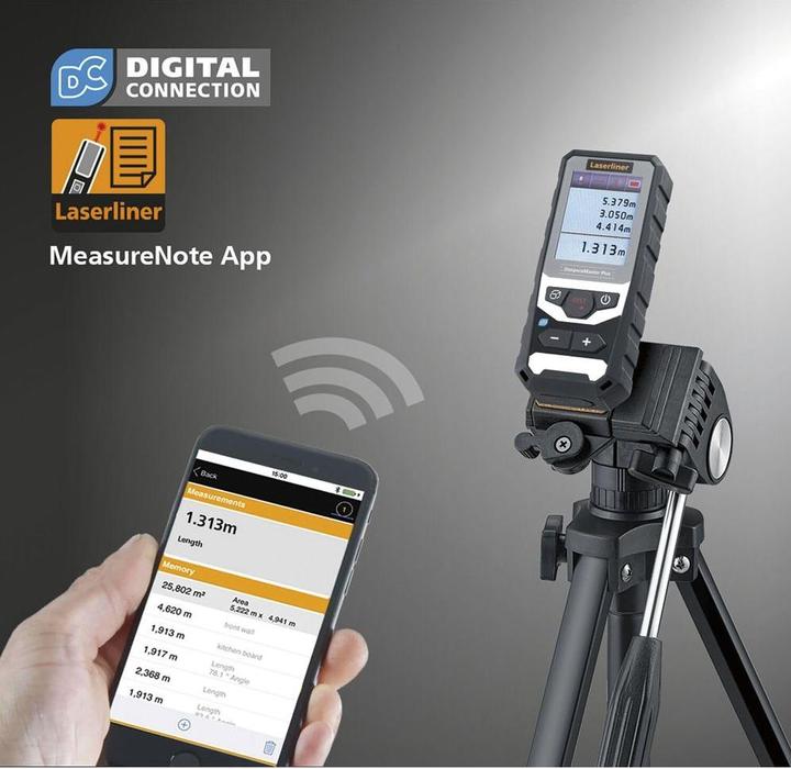 Produktbild Laserliner DistanceMaster Plus Laser-Entfernungsmesser Koffer 100 m (100 m, 635 nm)