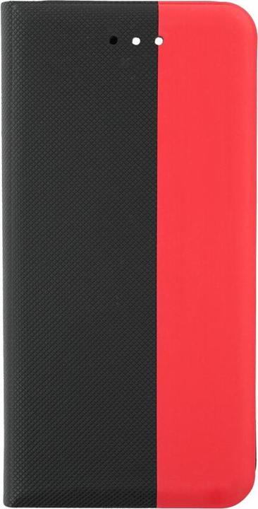 Actual product image prio Book Case Fashion for iPhone 13 mini (5.4″) black-red (Apple iPhone 13 mini)