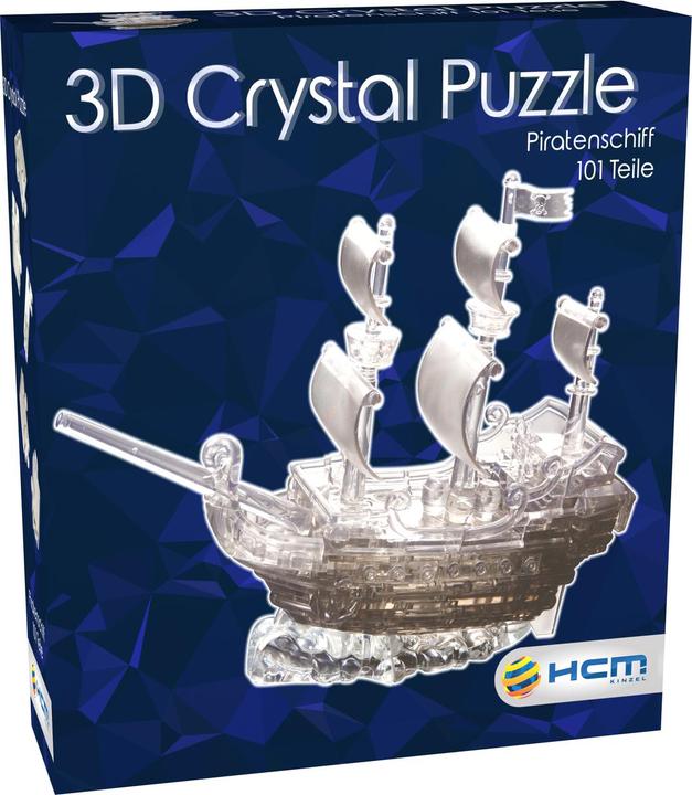 Image du produit HCM Kinzel Bateau pirate en cristal 3D (101 pièces)