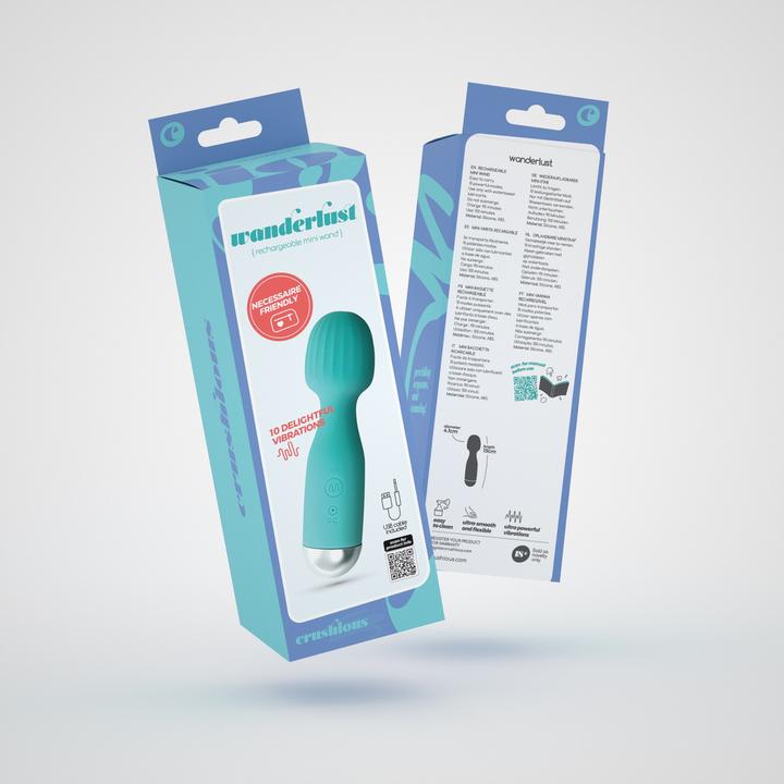 Produktbild Crushious Wanderlust - Mini Wand Massager - Mint Green