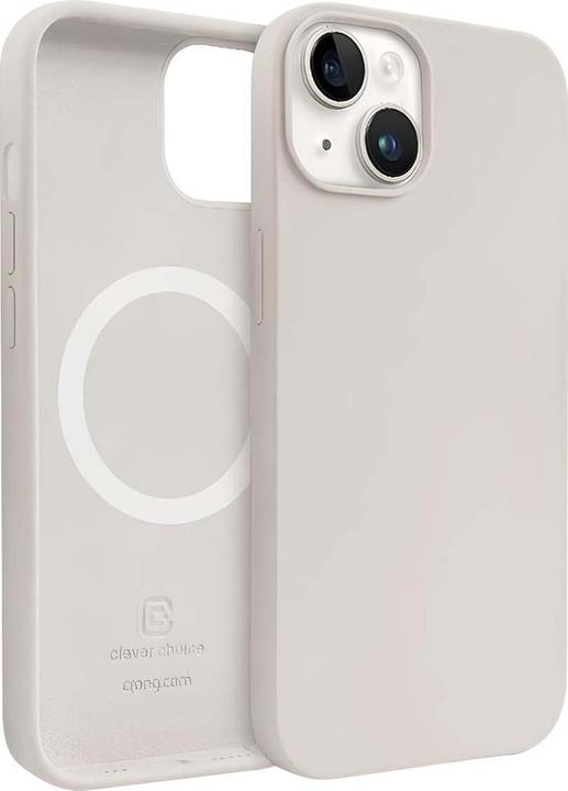 Produktbild Crong Color Cover Magnetic - Etui iPhone 14 / iPhone 13 MagSafe (kamienny beż) (Apple iPhone 14)