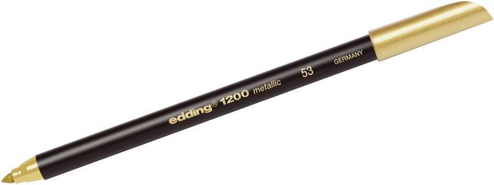 Actual product image Edding Fibre-tip pen 1200 metallic colourpen (Gold, 1 x)