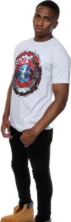 Produktbild Captain America Civil War Hex Shield TShirt (XL)