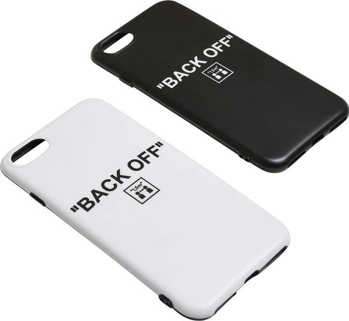 Actual product image Mister Tee Back Off I Phone 6/7/8 Phone Case Set (Apple iPhone 6, Apple iPhone 7, Apple iPhone 8)