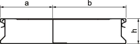 Actual product image OBO Bettermann Underfloor duct (200 cm)