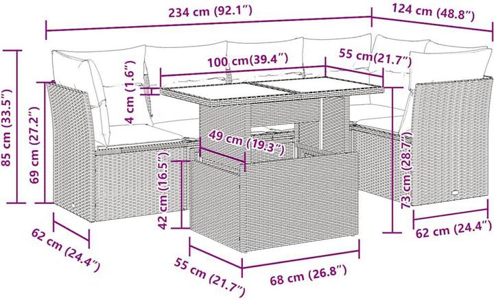 Produktbild vidaXL Princeton