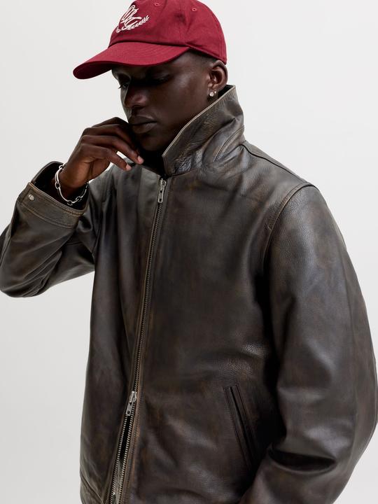 Produktbild Jack & Jones Lederjacke Lederjacke (M)