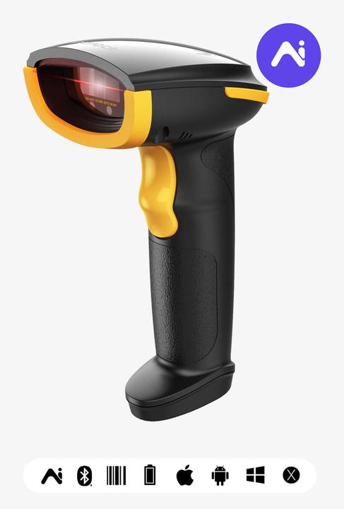 Actual product image Inateck Barcodescanner 21 AI black (BCST-21-AI Black) (1D barcodes)