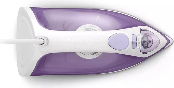 Productafbeelding Philips DST1020/30 Stoomstrijkijzer met antiaanbakzool Violet, Wit (1800 W, 90 g/min)