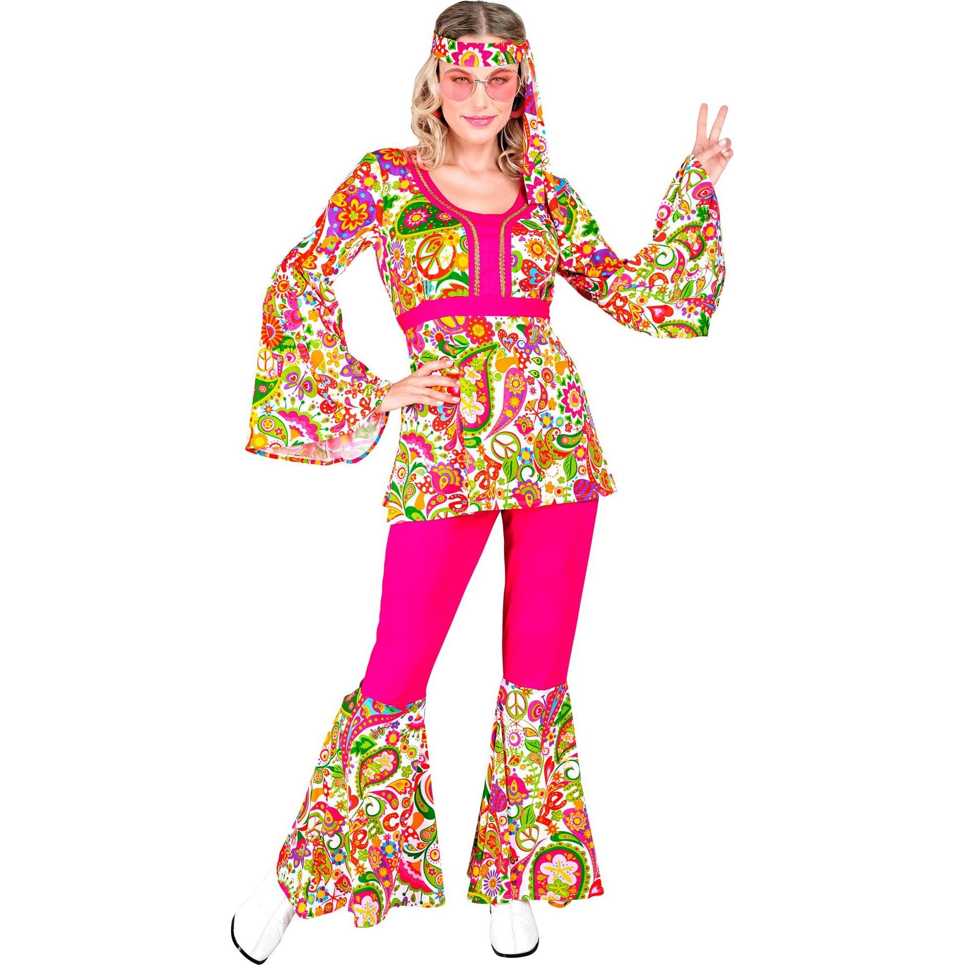 Widmann THE 60s FASHION -peace & paisley (Oberteil, Hose, Stirnband), S (S)