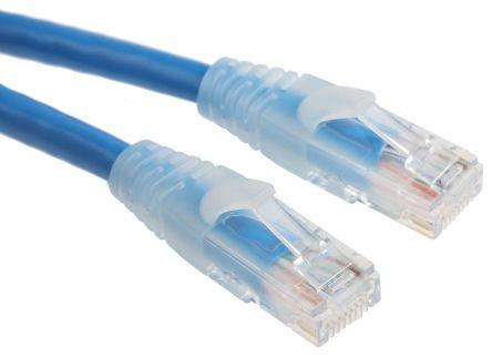 Produktbild RS PRO Patchkabel Kat.6 UTP PVC 5m blau (UTP, CAT6, 5 m)