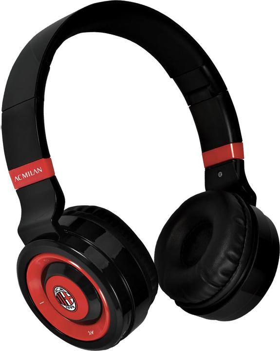 Actual product image Techmade AC Milan Wireless Headphones Over-Ear Wireless Headphones, Foldable Wireless Bluetooth Headphones, H (Wireless)