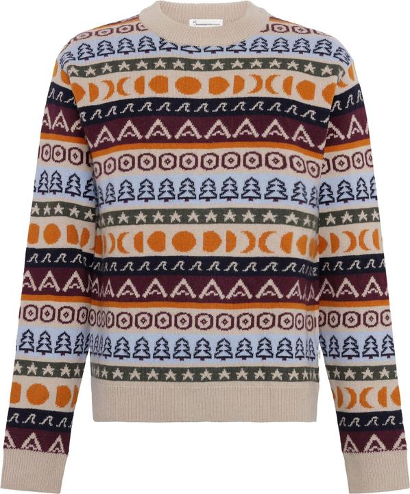 Produktbild KnowledgeCotton Apparel Striped Pattern Crew Neck Knit (L)